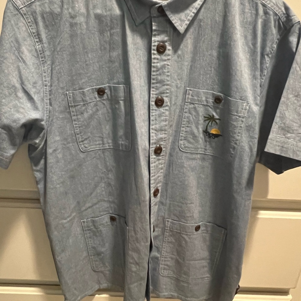 Howler Bros Guayabera button down Mens medium m